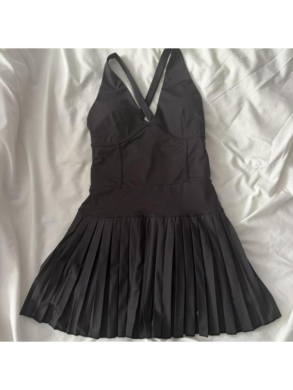 NWT Black Gold Hinge tennis dress